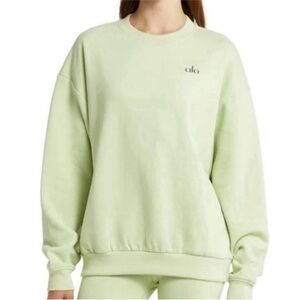 Alo Crewneck Sweatshirt - Light Green